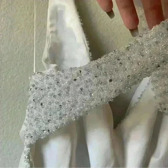 Maggie Sottero Wedding Dress Sz 10 - Picture 8 of 12